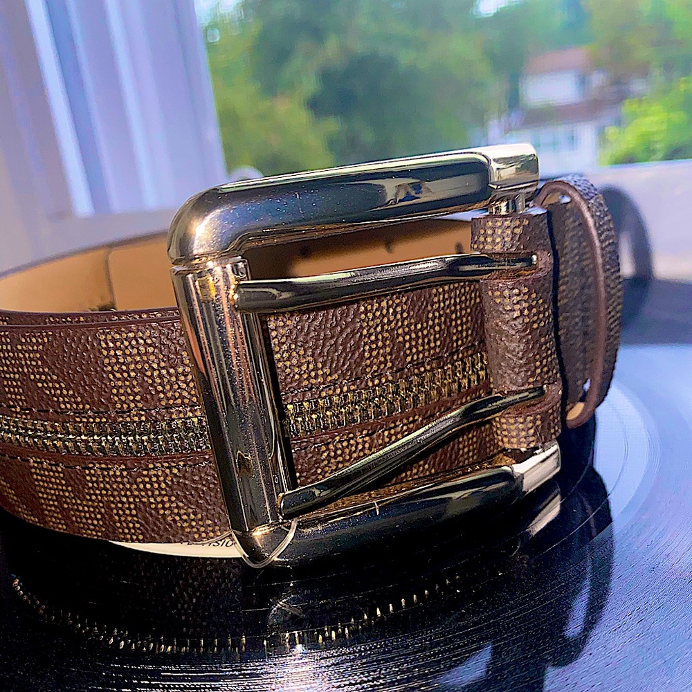 Michael Kors Brown Monogram belt